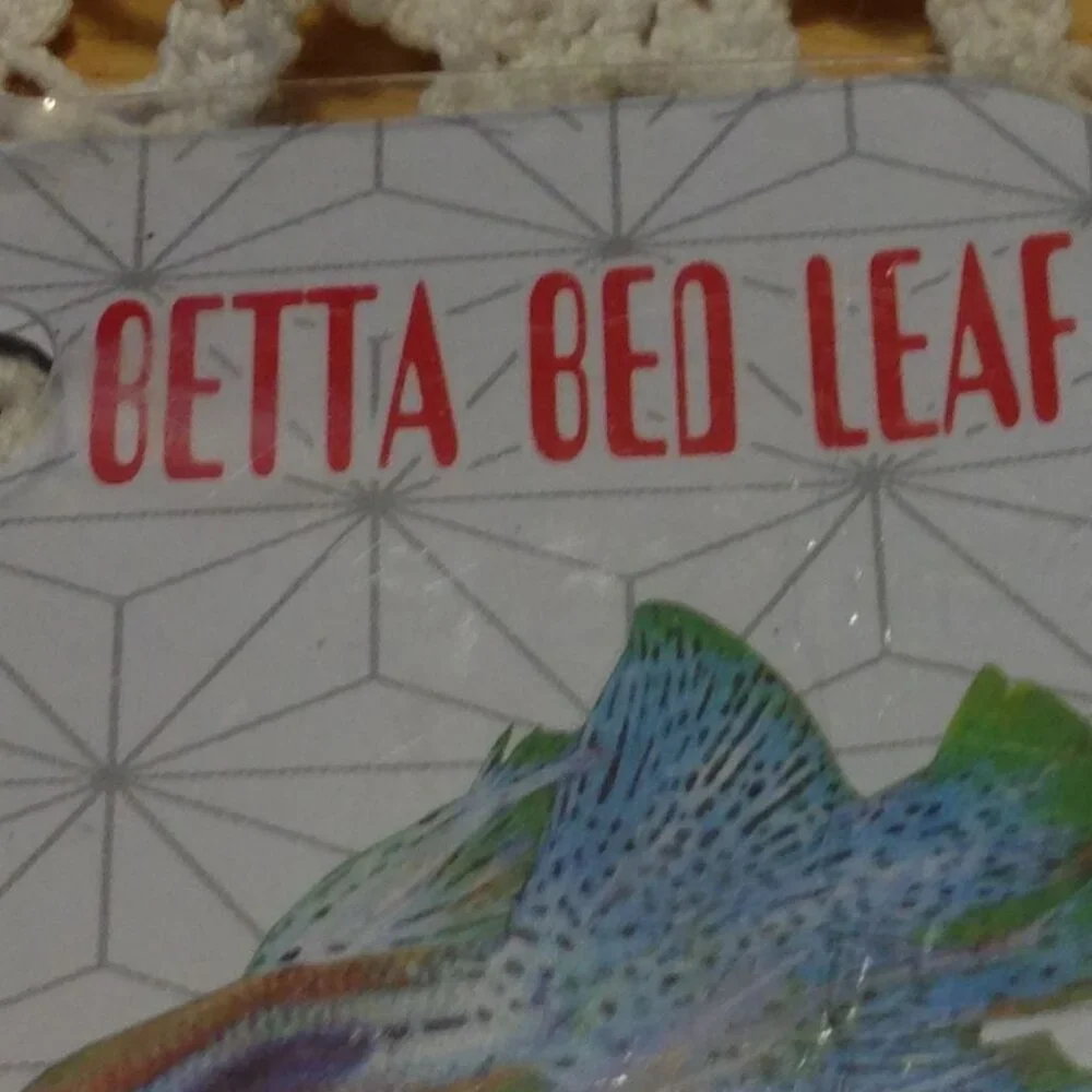 Betta Bed Leaf Hammock Aquarium  Decoration Decor